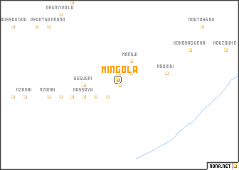 map of Mingola