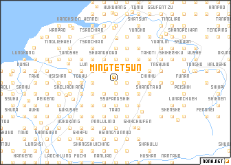 map of Ming-te-ts\