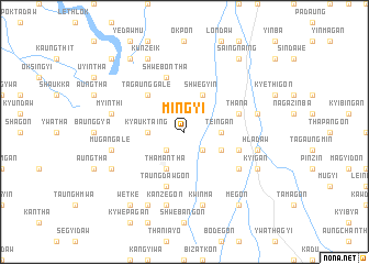 map of Mingyi