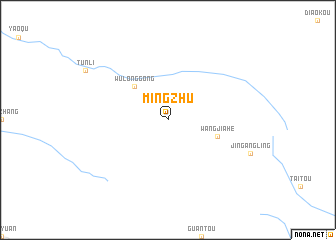 map of Mingzhu