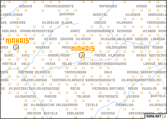 map of Minhãis