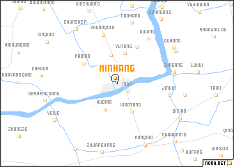map of Minhang