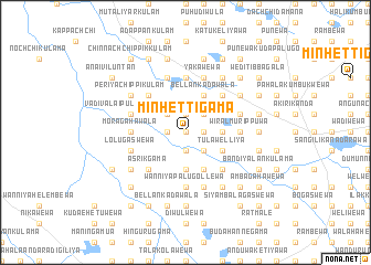 map of Minhettigama