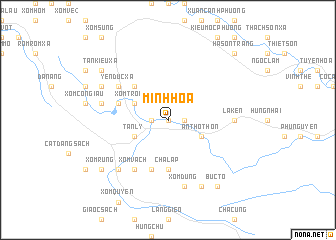 map of Minh Hóa