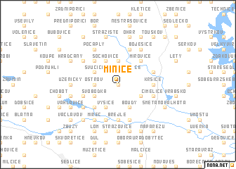 map of Minice