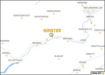 map of Minister