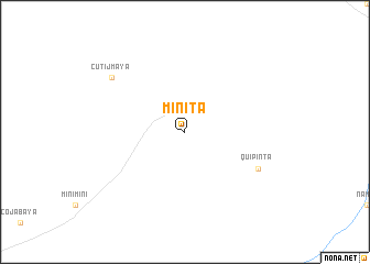 map of Miñita
