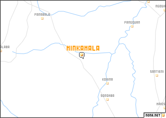 map of Minkamala