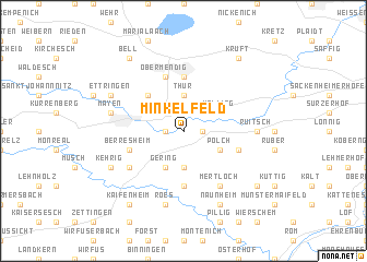 map of Minkelfeld
