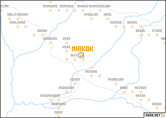 map of Minkok