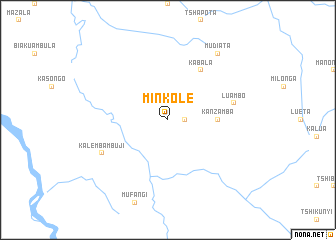 map of Minkole