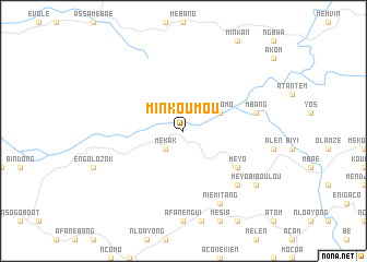 map of Minkoumou
