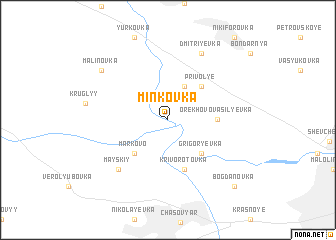 map of Minʼkovka