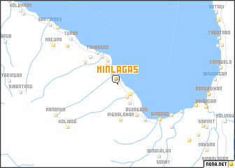map of Minlagas