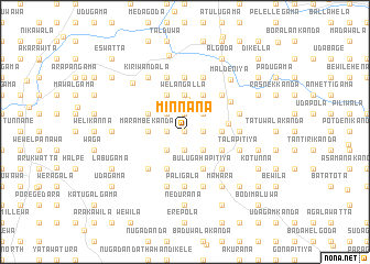 map of Minnana