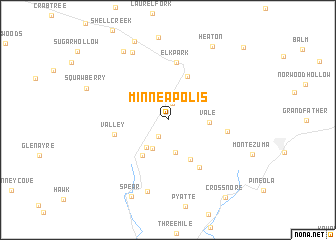map of Minneapolis