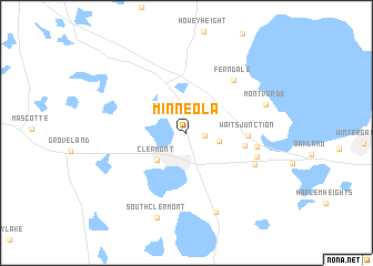 map of Minneola