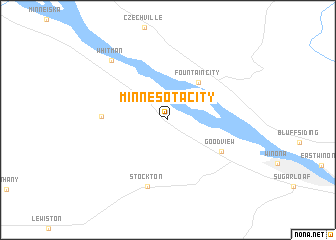 map of Minnesota City