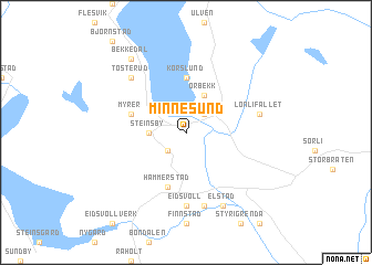 map of Minnesund