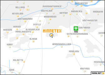 map of Minnetex
