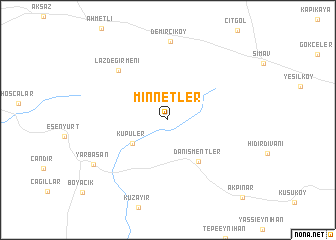 map of Minnetler