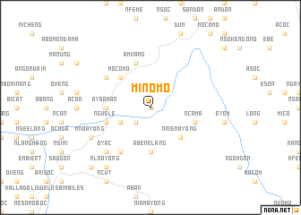 map of Miñomo