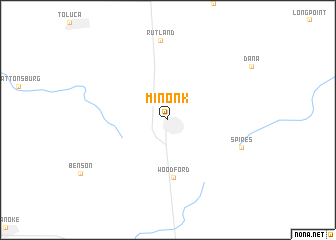 map of Minonk