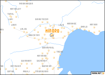 map of Minoro