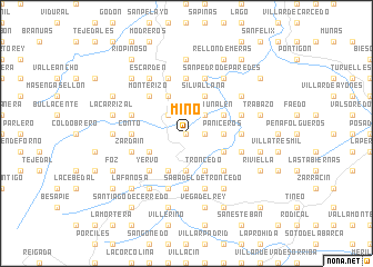 map of Miño