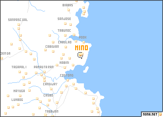 map of Mino