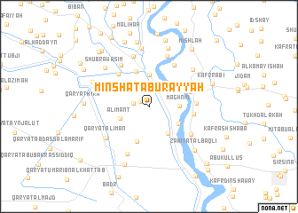 map of Minshāt Abū Rayyah