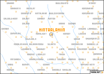 map of Mintaal Amiin