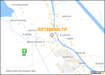 map of Minţaqah al Ţīf