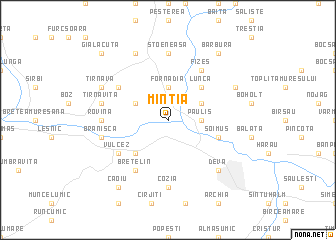 map of Mintia