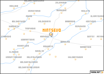 map of Mintsëvo