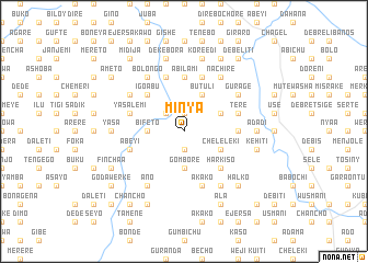 map of Mīnya