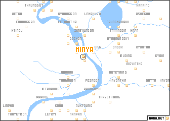 map of Minya