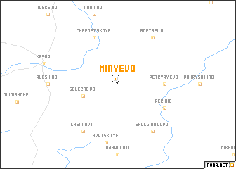 map of Min\