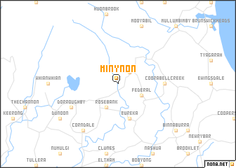 map of Minynon