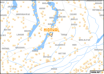 map of Mionwāl