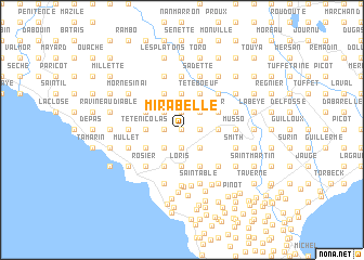 map of Mirabelle