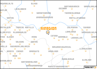 map of Miradión