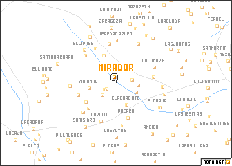 map of Mirador