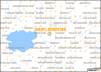 map of Miraflor Arriba