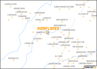 map of Miraflores