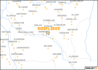 map of Miraflores