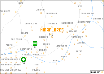 map of Miraflores