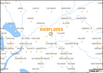 map of Miraflores