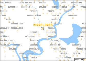 map of Miraflores