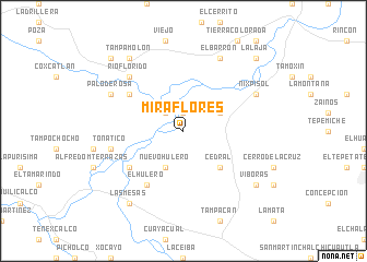 map of Miraflores